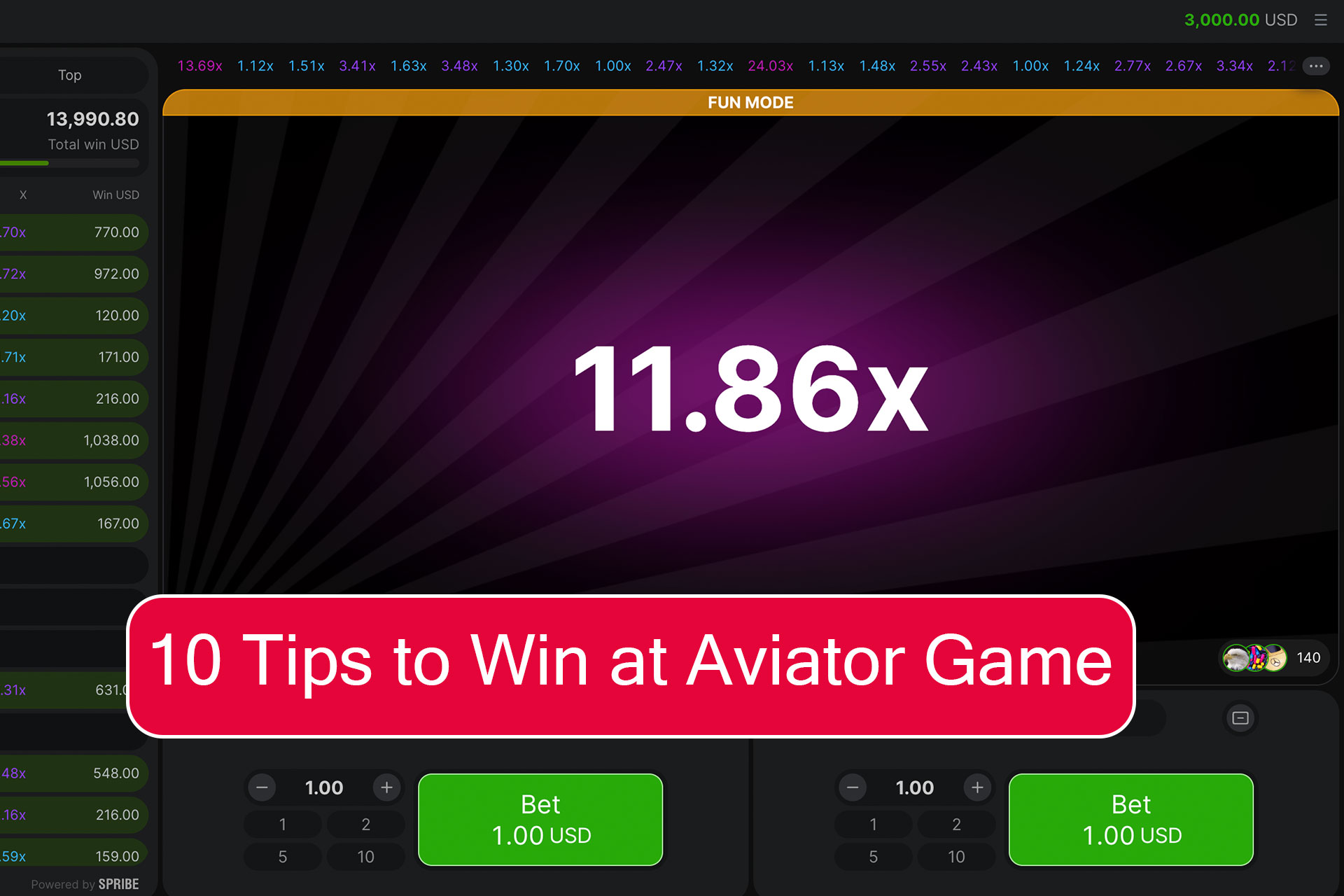 10 Tips to Win at Aviator Game
