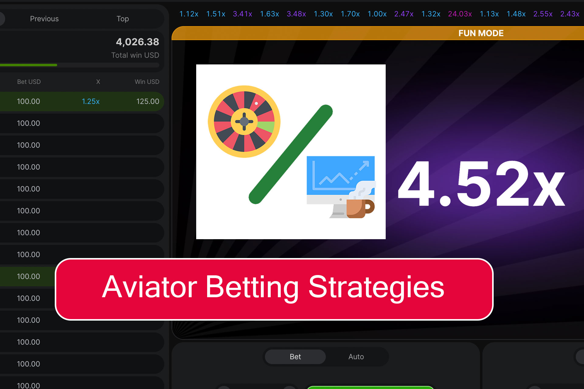 Aviator Betting Strategies