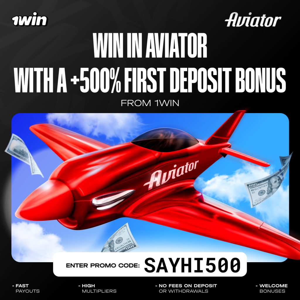 Get 500% for First Deposit on Aviator App